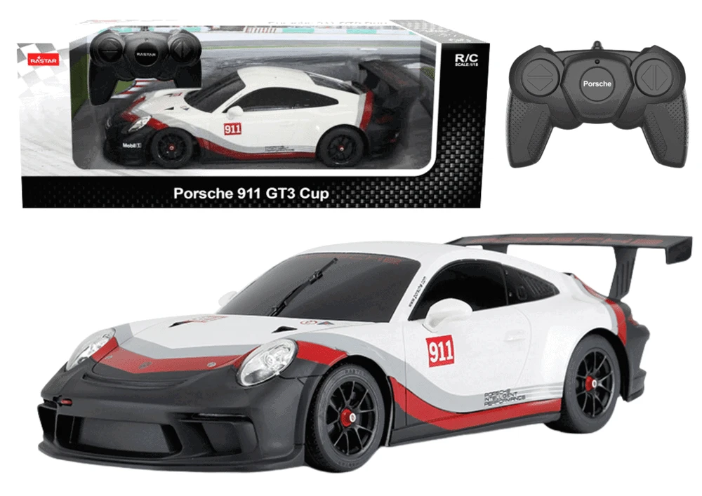 Rastar Nuotoliniu būdu valdomas automobilis Porsche 911 GT3