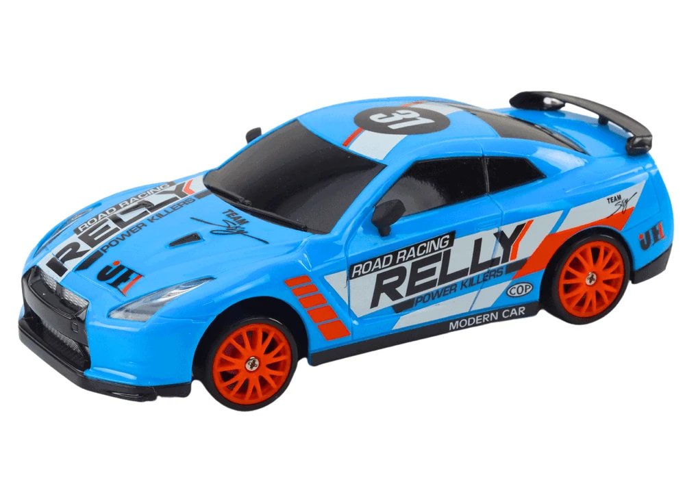 Lean Toys Nuotoliniu būdu valdomas sportinis automobilis 1:24 su keičiamais ratais