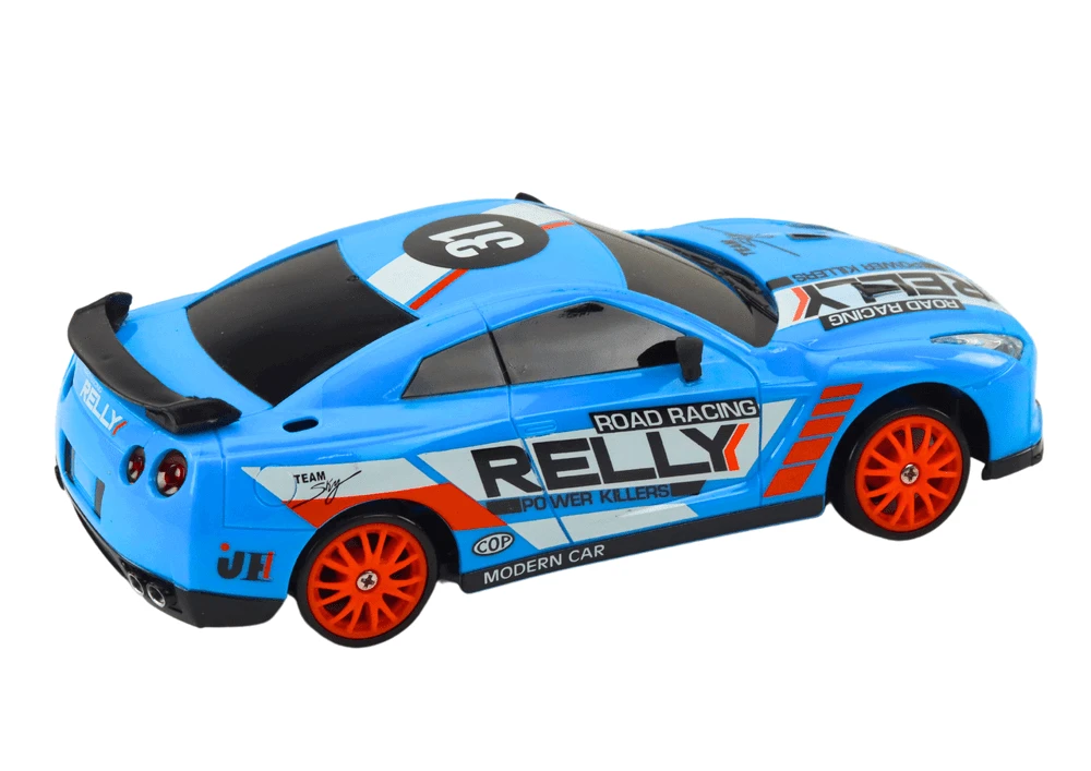 Lean Toys Nuotoliniu būdu valdomas sportinis automobilis 1:24 su keičiamais ratais