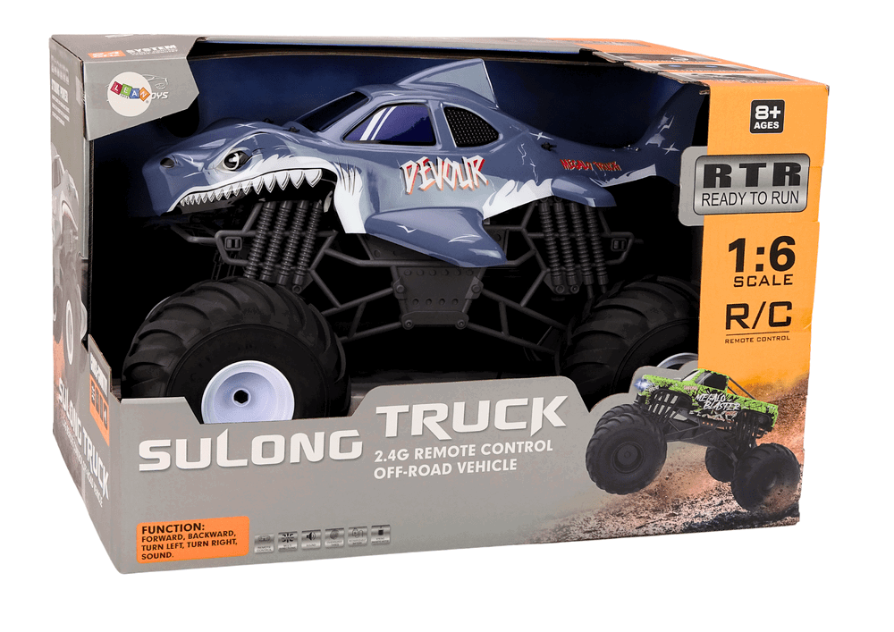 Lean Toys Mašinėlė su pultu, mėlyna