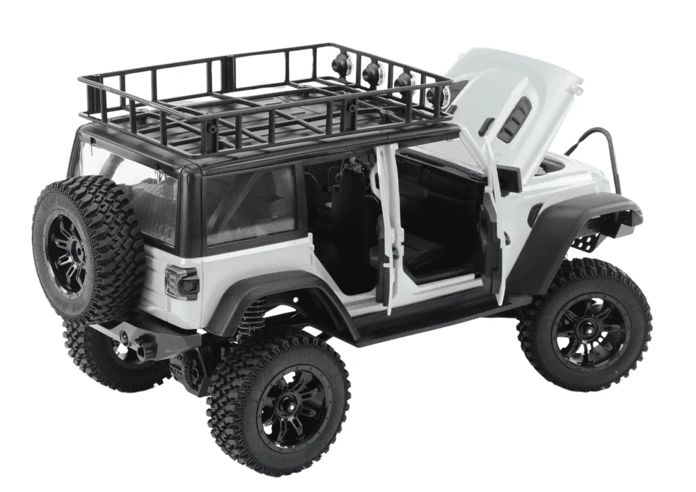 Lean Toys Nuotoliniu būdu valdomas visureigis RC 4x4, pilkas