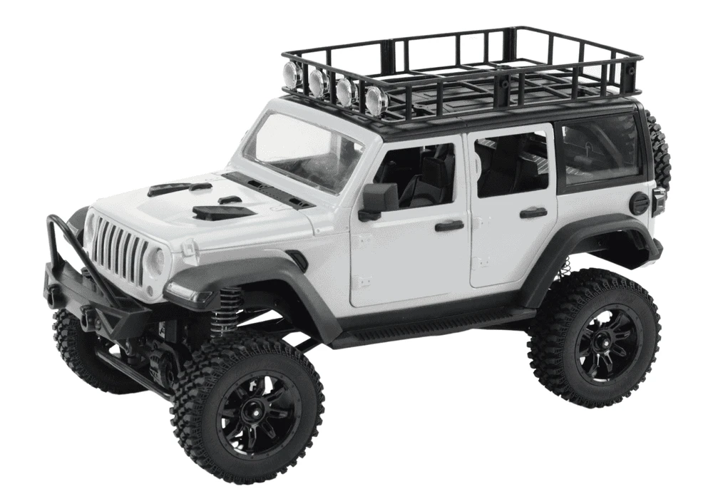 Lean Toys Nuotoliniu būdu valdomas visureigis RC 4x4, pilkas