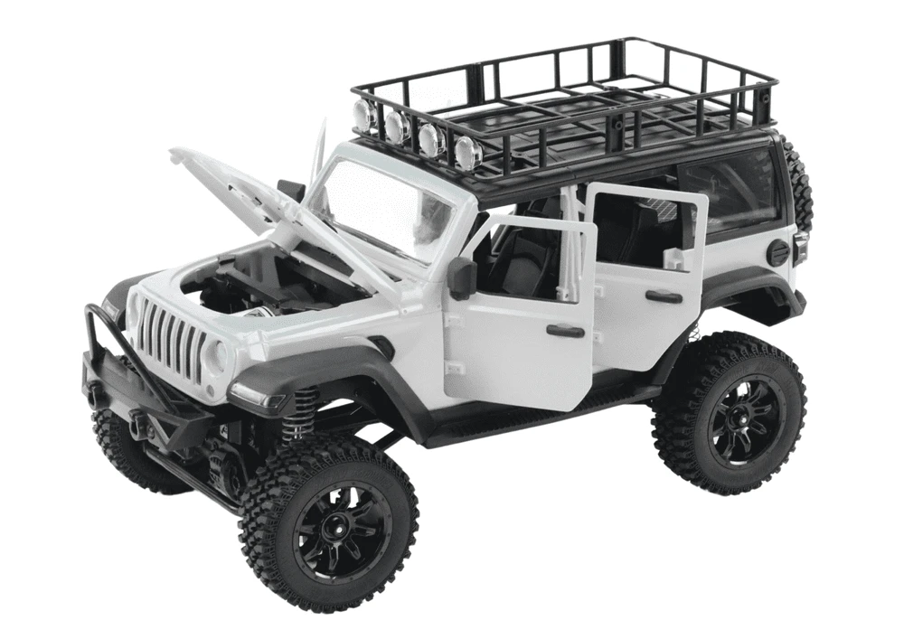 Lean Toys Nuotoliniu būdu valdomas visureigis RC 4x4, pilkas