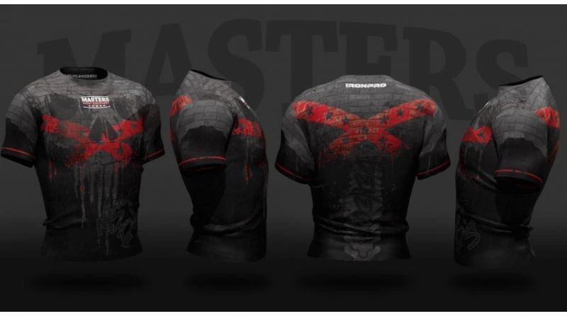Masters Mfc Tamsioji "Renegade" Treniruočių Marškinėliai M 06123-M