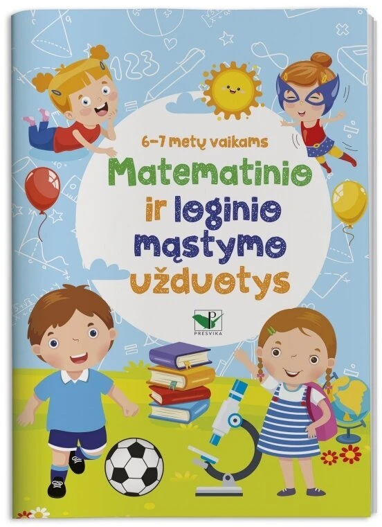 KNYGA Matematinio ir loginio mąstymo užduotys 6-7 metų vaikams