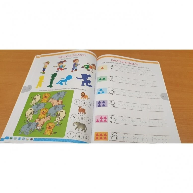 KNYGA Matematinio ir loginio mąstymo užduotys 6-7 metų vaikams