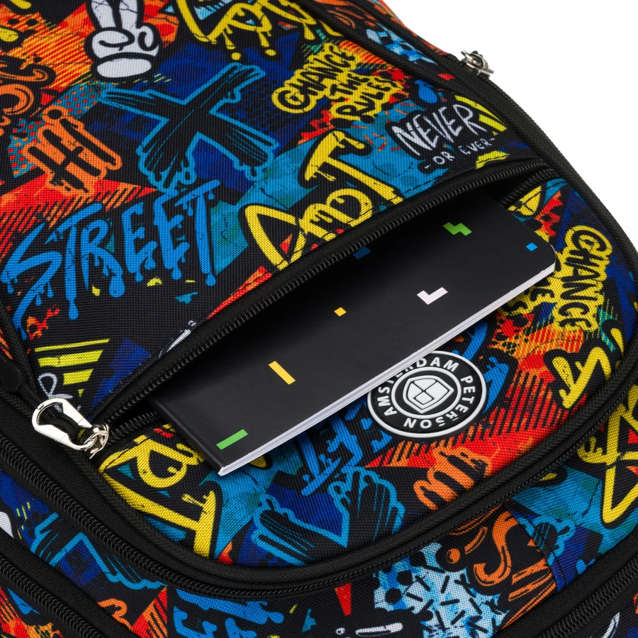 Materiałowy plecak męski Peterson PTN BIEDRONKA