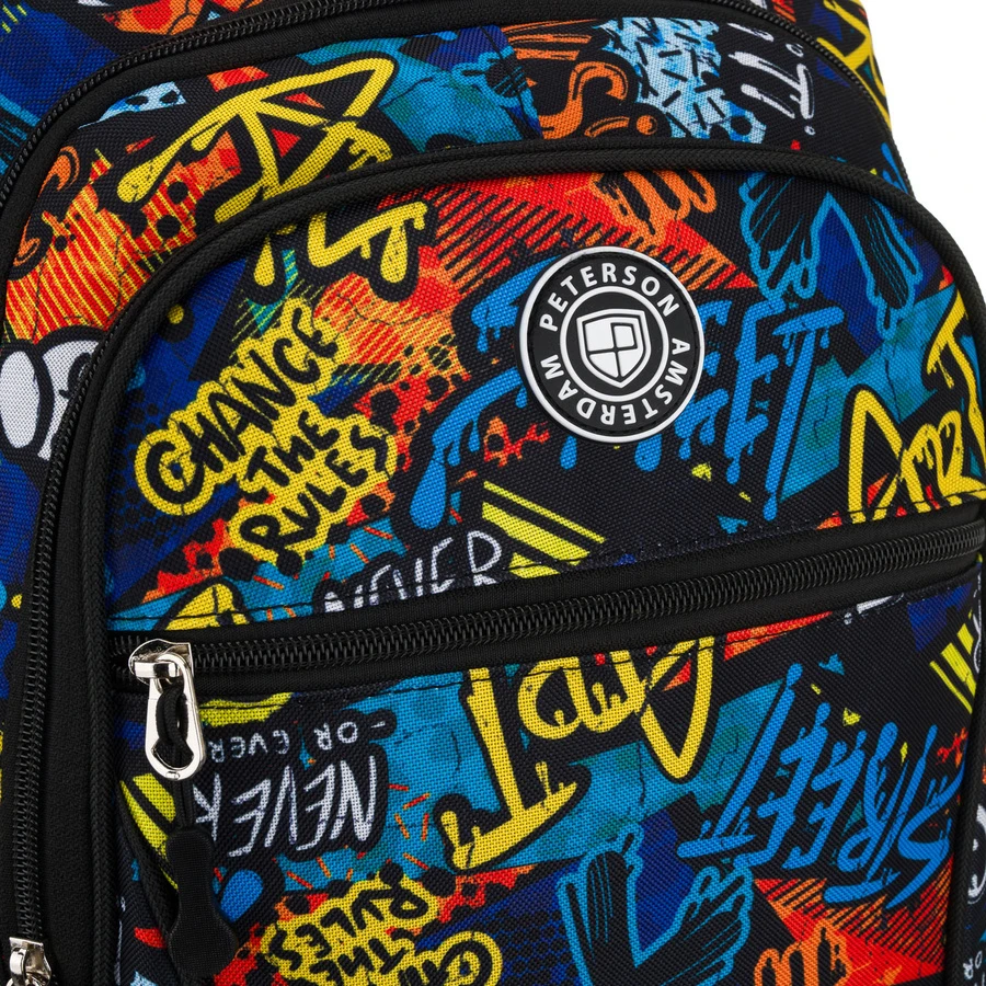 Materiałowy plecak męski Peterson PTN BIEDRONKA