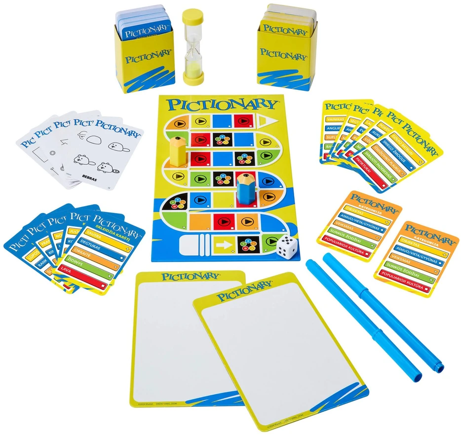 Mattel Stalo žaidimas PICTIONARY (lietuvių kalba) (JGF68)