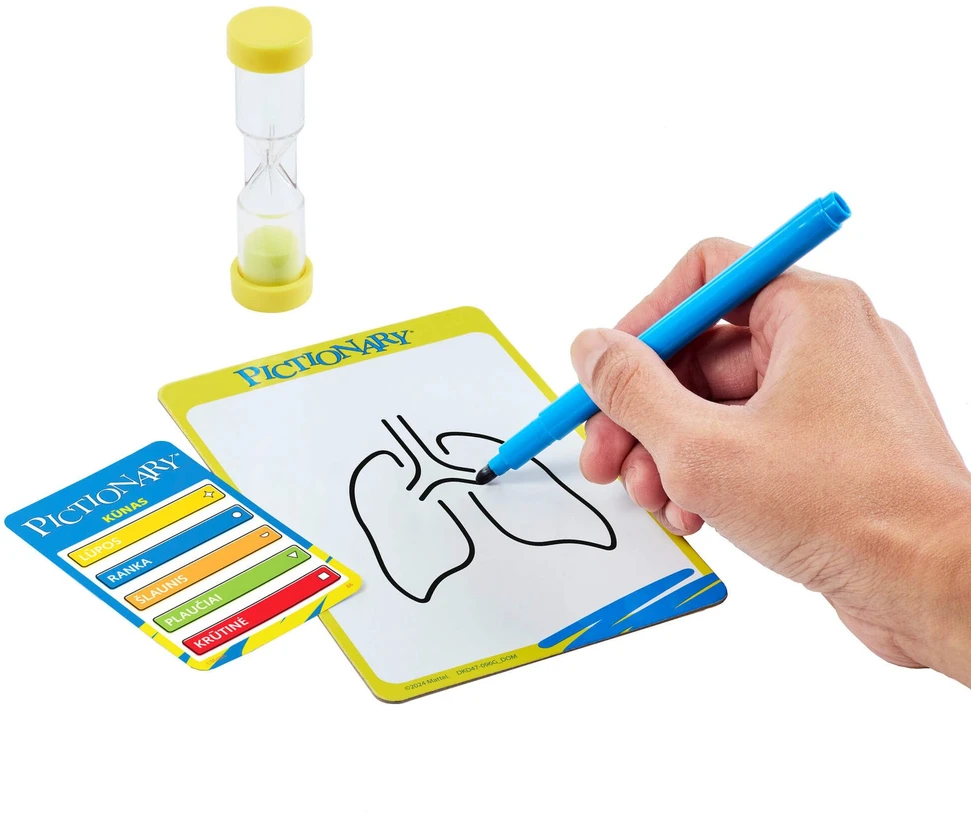 Mattel Stalo žaidimas PICTIONARY (lietuvių kalba) (JGF68)