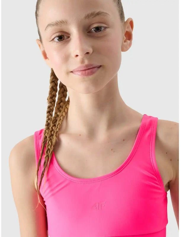Maudymosi kostiumėlis mergaitėms, 2 dalių 4F JUNIOR 4FJWMM00UBKSF027-55N