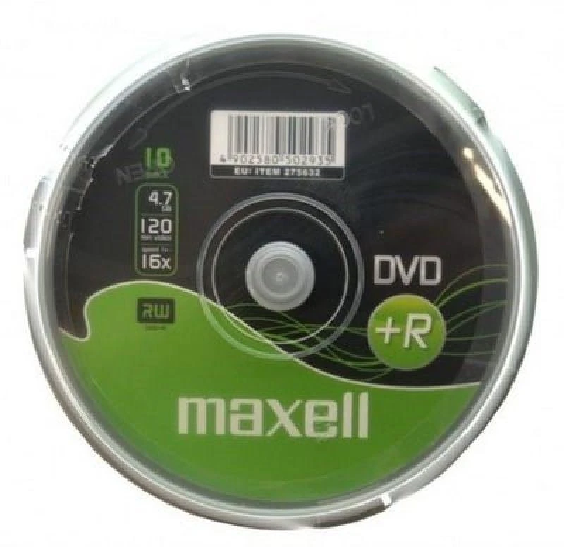 Maxell M160 tuščias DVD 4,7 GB DVD+R 10 vnt.