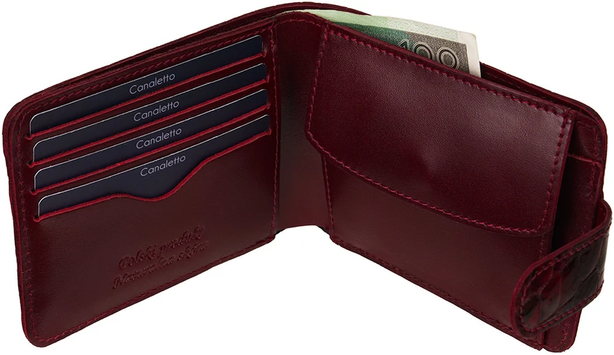 Mały Portfel damski lakierowany Canaletto su RFID PD1050s314 RFID