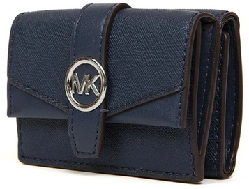 Mały portfel damski Michael Kors 35S6SGRD0L tamsiai mėlyna