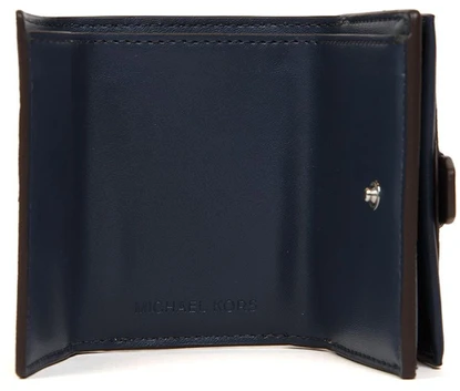 Mały portfel damski Michael Kors 35S6SGRD0L tamsiai mėlyna