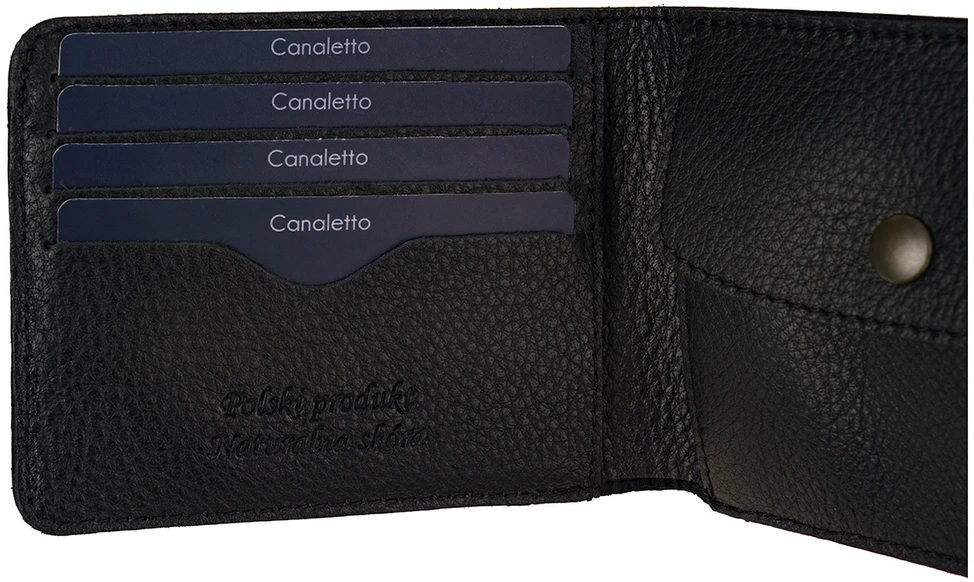 Mały Portfel skórzany Canaletto croco PM1050s353