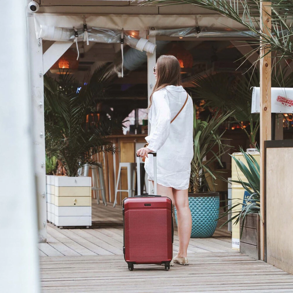 Kelioninis Solier Luggage Mažas lagaminas S | STL945 ABS - Rudas