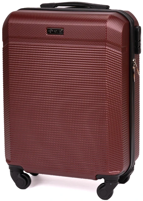 Kelioninis Solier Luggage Mažas lagaminas S | STL945 ABS - Rudas