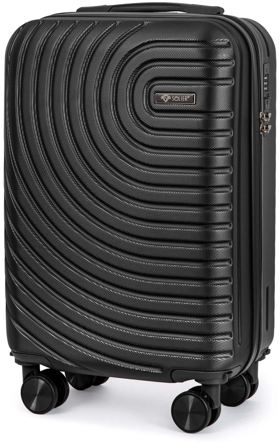 Kelioninis Solier Luggage Mažas lagaminas Solier STL1064 - Juoda P