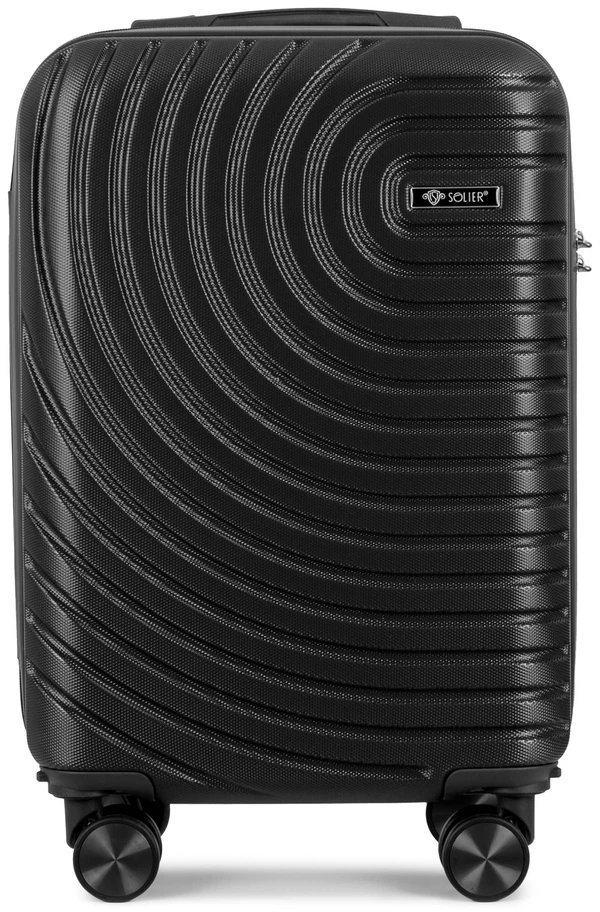 Kelioninis Solier Luggage Mažas lagaminas Solier STL1064 - Juoda P