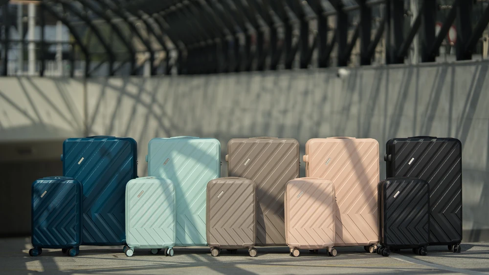 Kelioninis Solier Luggage Mažas salono lagaminas S ABS - Solier 20 KYOTO 1071 - Juodas
