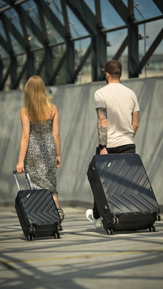 Kelioninis Solier Luggage Mažas salono lagaminas S ABS - Solier 20 KYOTO 1071 - Juodas