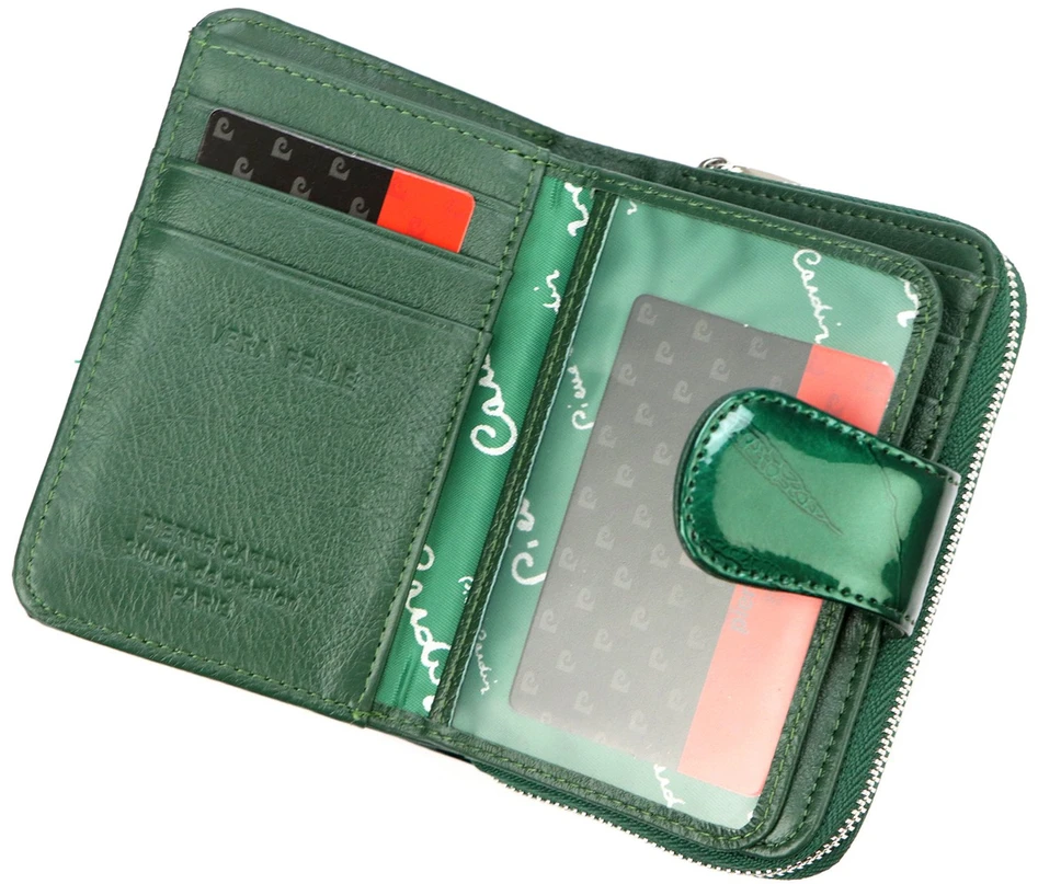 Кошелек женский Pierre Cardin LEAF 115, зеленый
