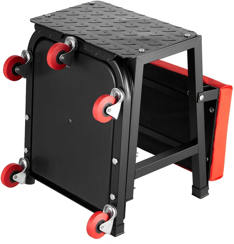VEVOR Mechaniko kėdė su ratukais 130 kg terpei