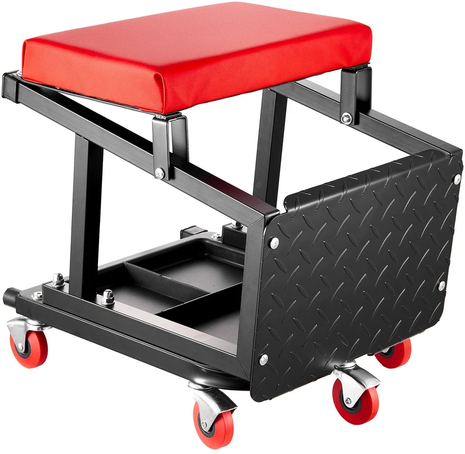 VEVOR Mechaniko kėdė su ratukais 130 kg terpei