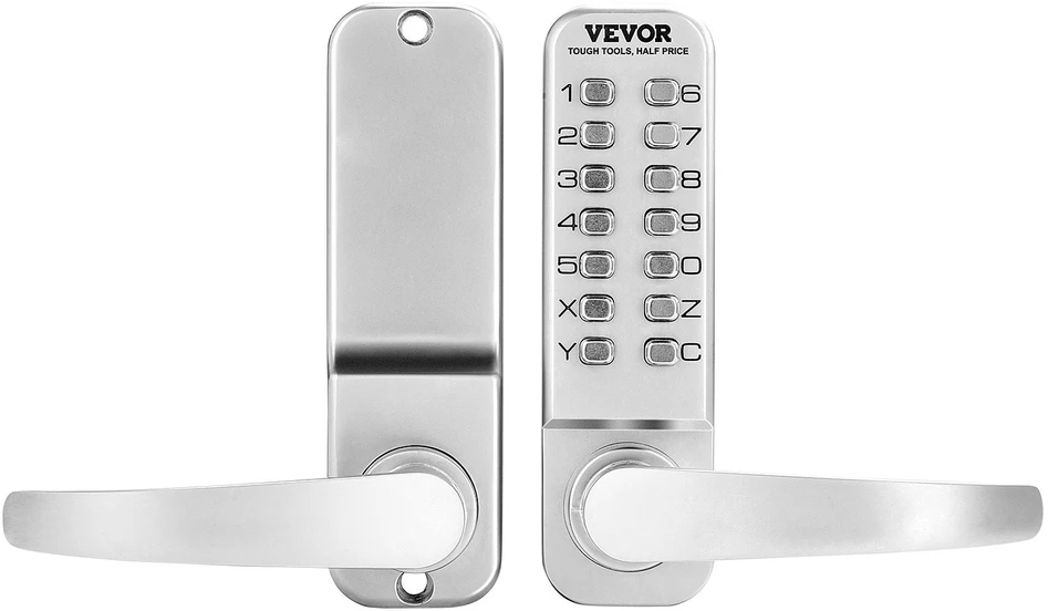 VEVOR Mechaninė durų spyna be raktų įvedimo