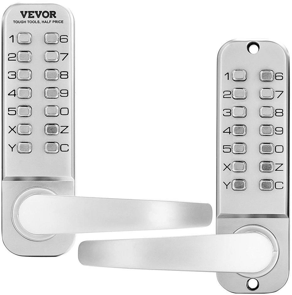 VEVOR Mechaninė durų spyna su 14 klavišais