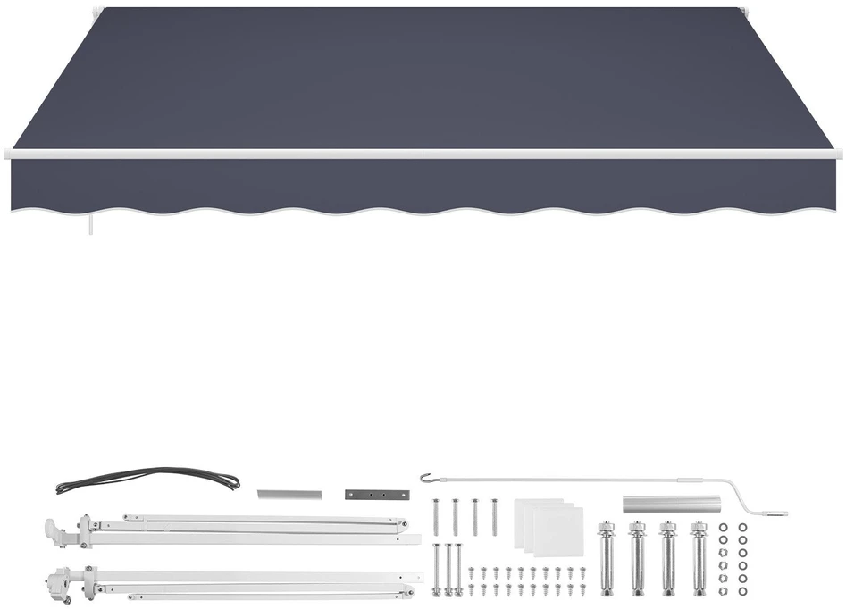 VEVOR Rankiniu būdu ištraukiama markizė 400 x 300 cm