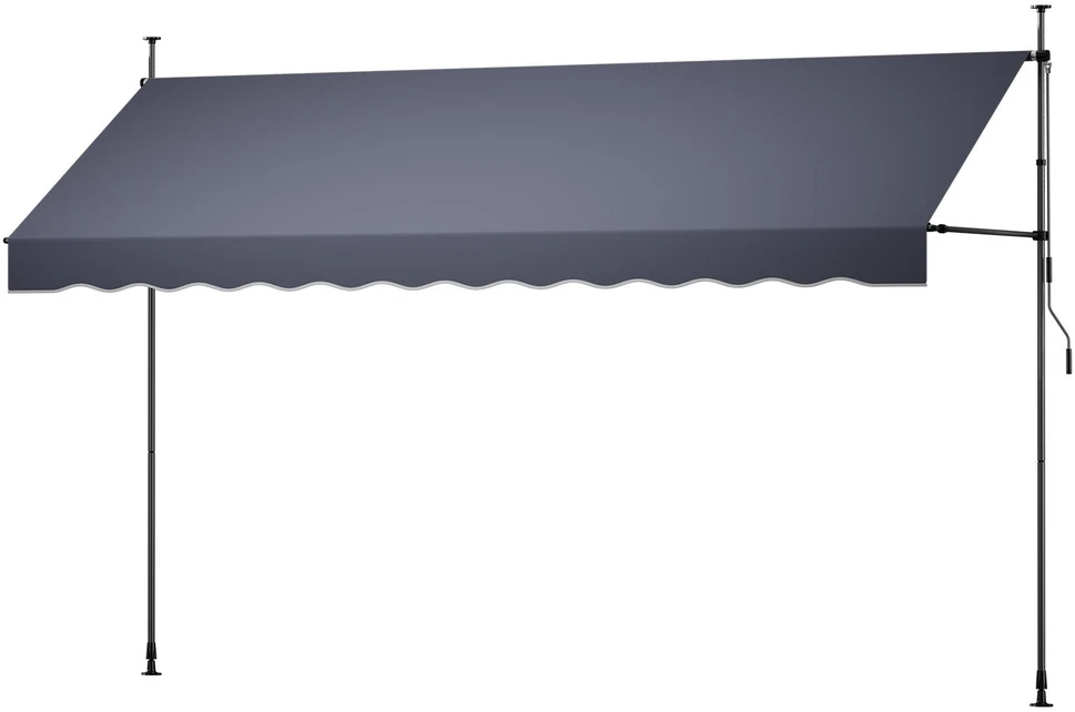 Mechaninė markizė VEVOR SDA400120-S, 400 cm pločio
