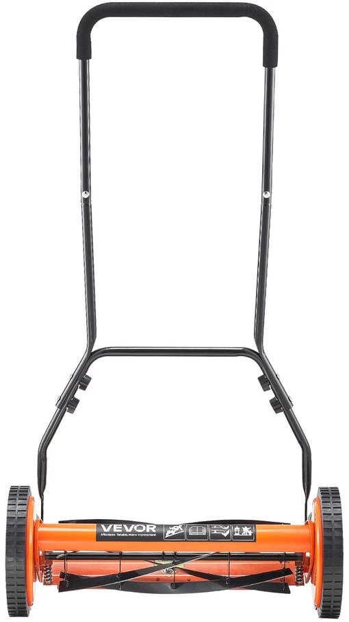 VEVOR 45 cm rankinė vejapjovė su žolės rinktuvu
