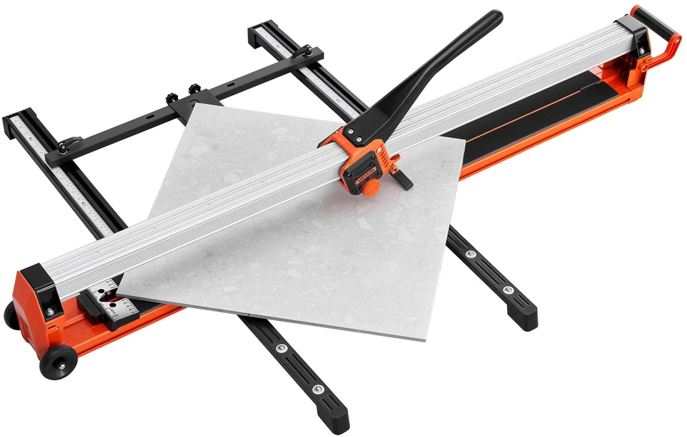 Vevor 1200 mm plytelių pjaustyklė su kreipiančiosiomis