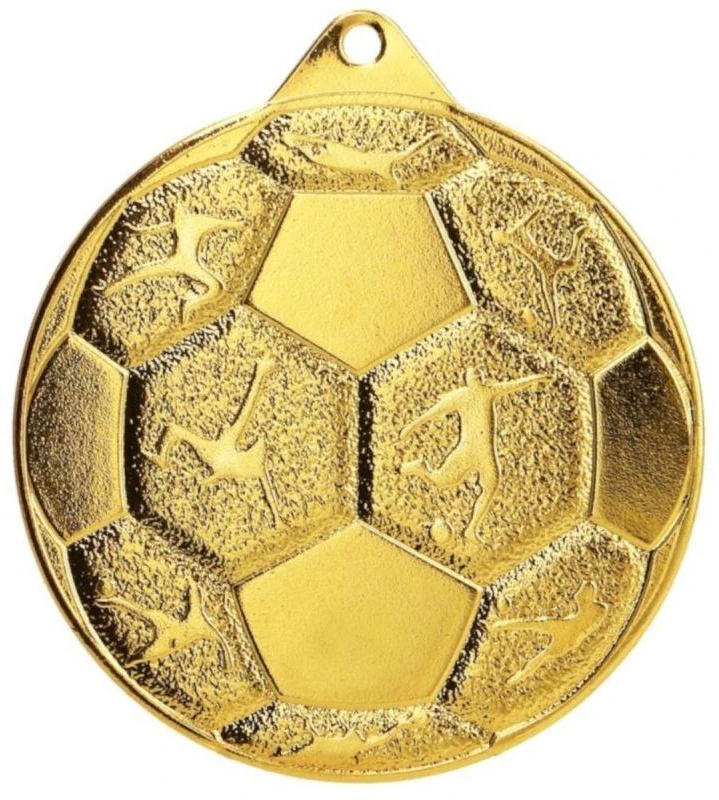 MEDALIS IŠ PLIENO FUTBOLAS FI 50 MMC8850/G - AUKSO