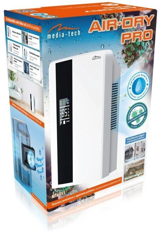 Oro sausintuvas Media-Tech Air-Dry Pro 2 L 65 W, Baltas