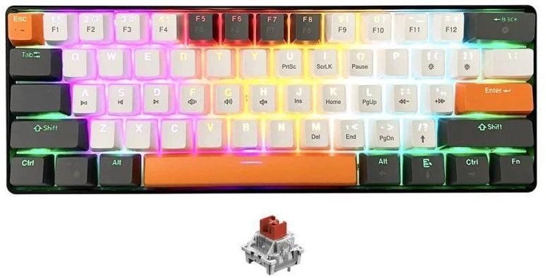 MEDIA-TECH Mechaninė klaviatūra 60% MT1258
