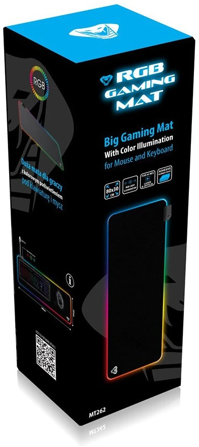 Pelės kilimėlis Media-tech MT262 RGB Gaming Mat