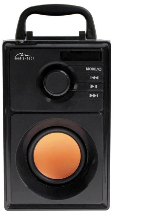 Nešiojama kolonėlė Media-Tech BOOMBOX BT MT3145 V2.0, 15W RMS, Bluetooth, USB, MicroSD, FM Radijas, AUX, su distanciniu pultu
