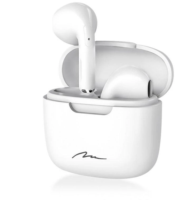 Media-Tech belaidės ausinės R-PHONES MT3589W TWS, Bluetooth, baltos