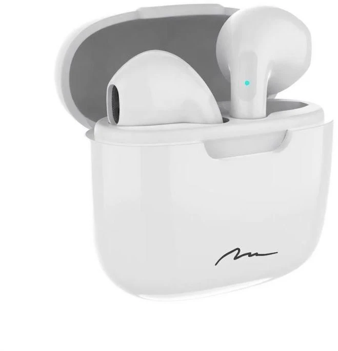 Media-Tech belaidės ausinės R-PHONES MT3589W TWS, Bluetooth, baltos