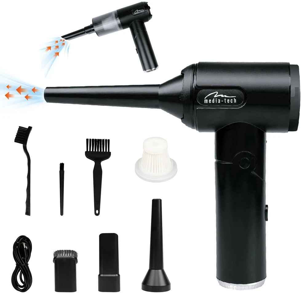Drėkintuvas Media-Tech Mini dmuchawa 2 W 1 JET AIR DUSTER MT6538