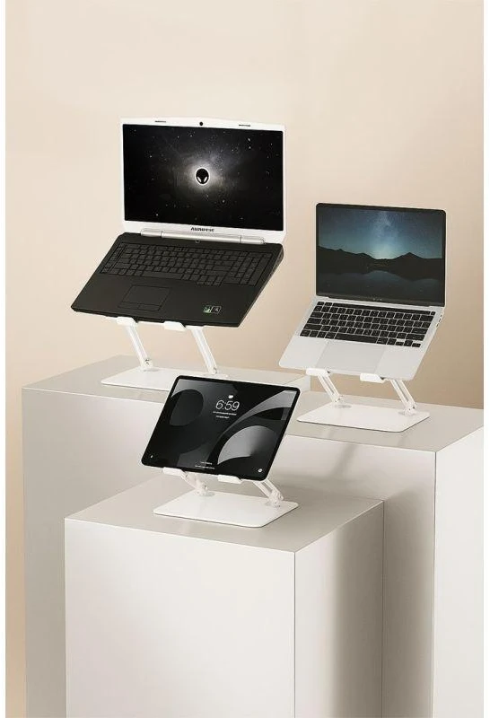 MEDIA-TECH Nešiojamas kompiuteris Stand – Nešiojamas kompiuteris Stand MT2661W (baltas)