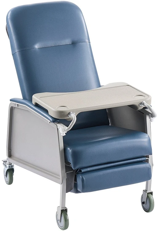 Vevor Reguliuojama geriatrinė kėdė su staliuku