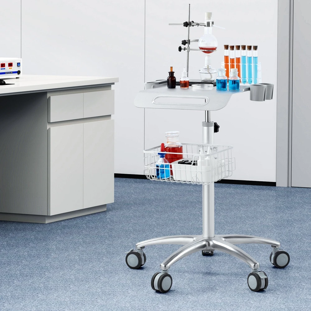 VEVOR Medicininis vežimėlis su ratukais reguliuojamas aukštis
