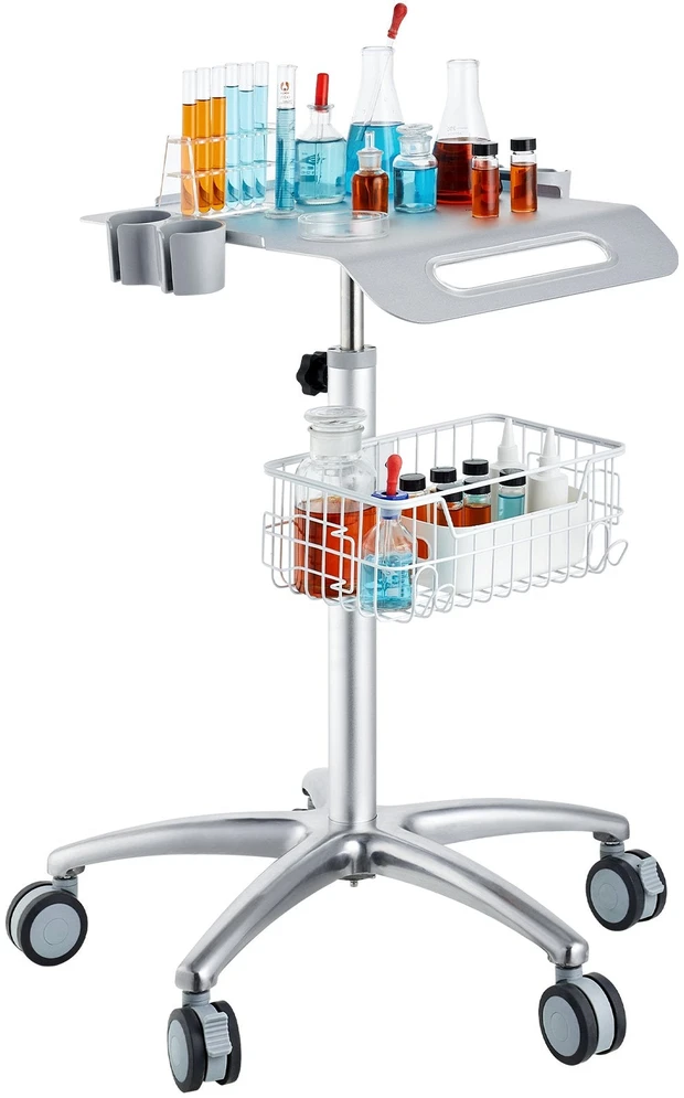 VEVOR Medicininis vežimėlis su ratukais reguliuojamas aukštis
