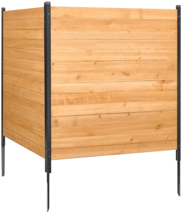 VEVOR Medinė privatumo tvora 98 cm x 108 cm