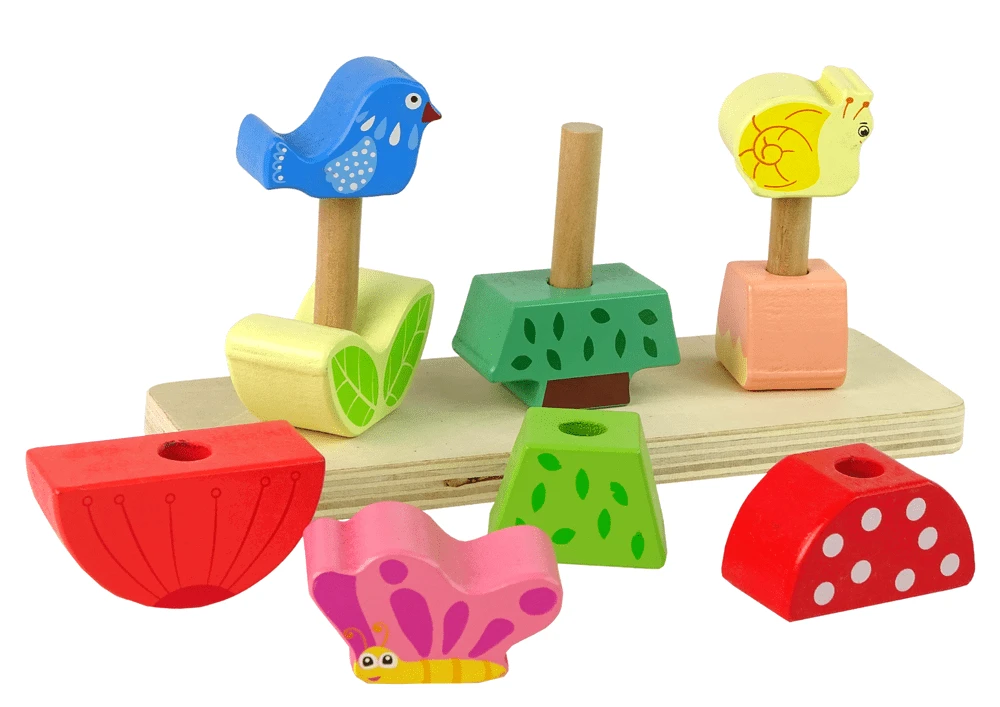 Dėlionė Lean Toys Rūšiuoklis Drugeliai ir paukščiai