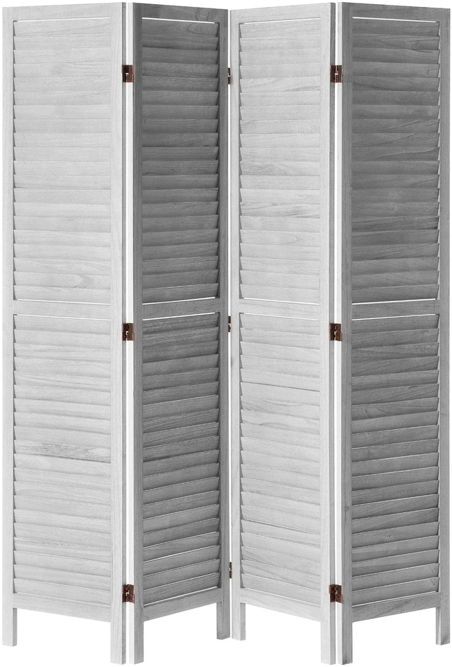 VEVOR Medinė kambario pertvara, 4 panelių
